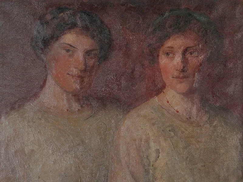 1878-Paul-Jean Martel - Doppio ritratto, 1913
